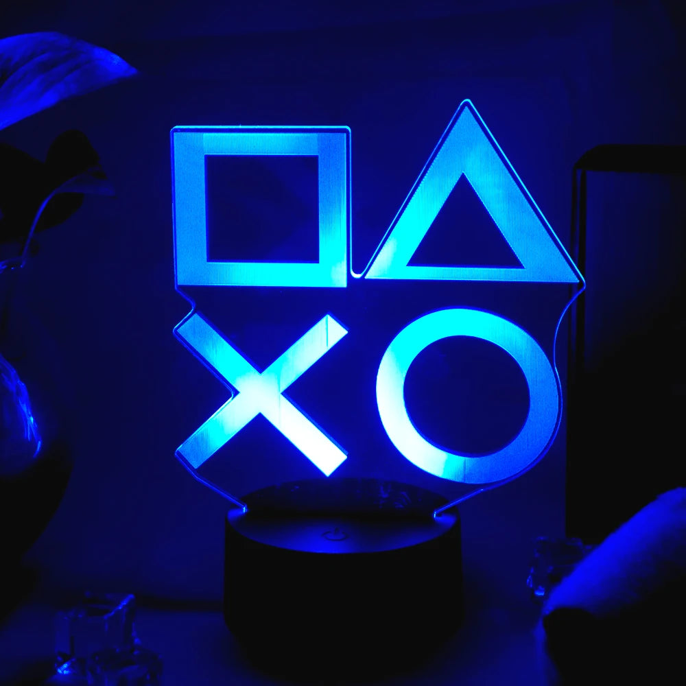 Gaming Room Decor Fancy Lighting Luces Habitacion Game Over Setup Chambre Decoration Luz LED Lamp RGB Gamer Night Light Gift