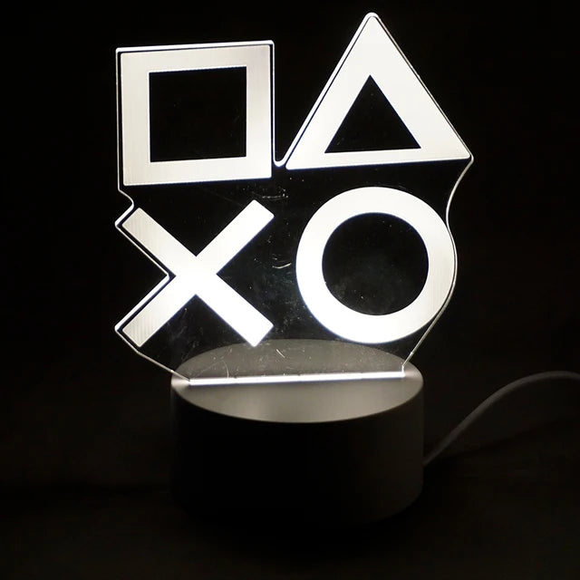 Gaming Room Decor Fancy Lighting Luces Habitacion Game Over Setup Chambre Decoration Luz LED Lamp RGB Gamer Night Light Gift