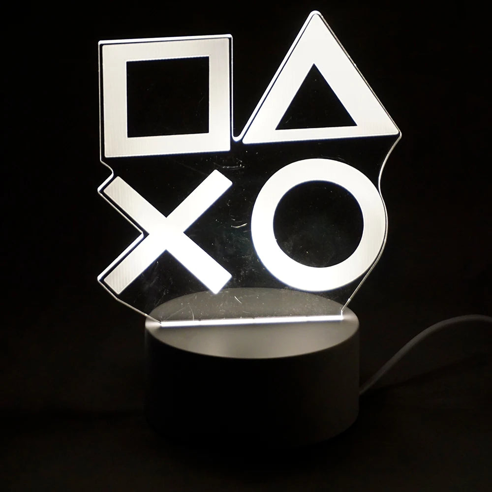 Gaming Room Decor Fancy Lighting Luces Habitacion Game Over Setup Chambre Decoration Luz LED Lamp RGB Gamer Night Light Gift