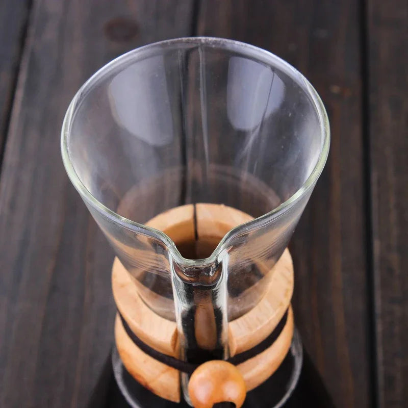 Hand Brewed Coffee Sharing Pot Filter Screen Glass Coffee Filter Cup Coffee Pot Set Drip Small Household Glass Pot 400-800ml