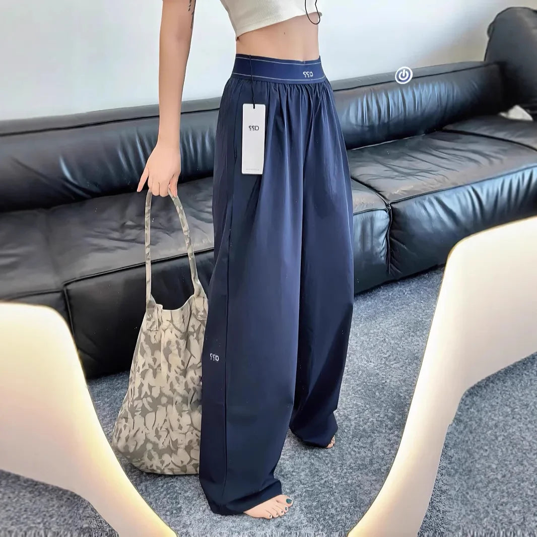 2026 Women's Loose Casual Sports High Waist Yoga Pants Breathable and Comfortable Versatile Pants
