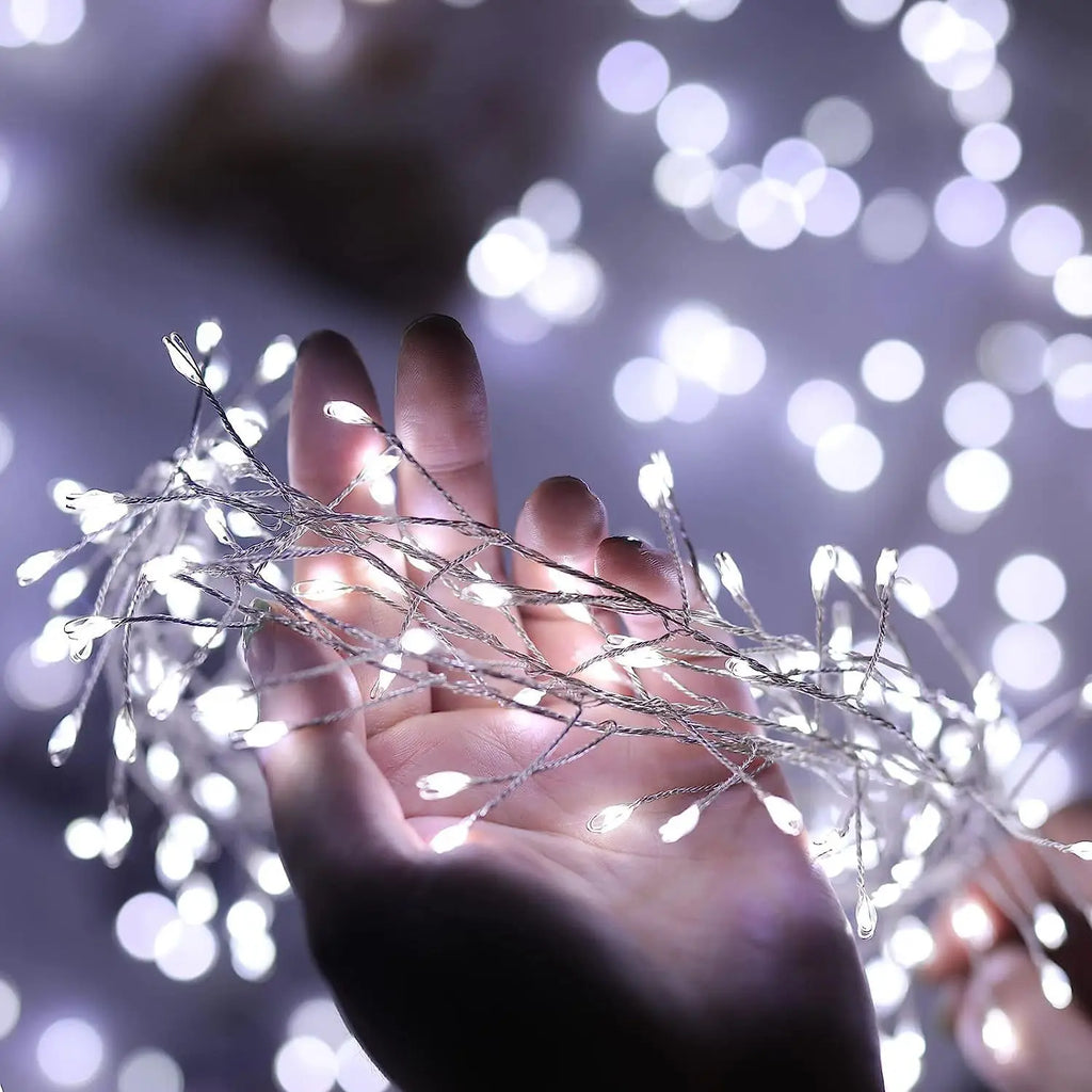 3/6/9M USB Power LED Firecracker String Lights Remote Control Garland Fairy Lights for Wedding Party Garden Christmas Decoration