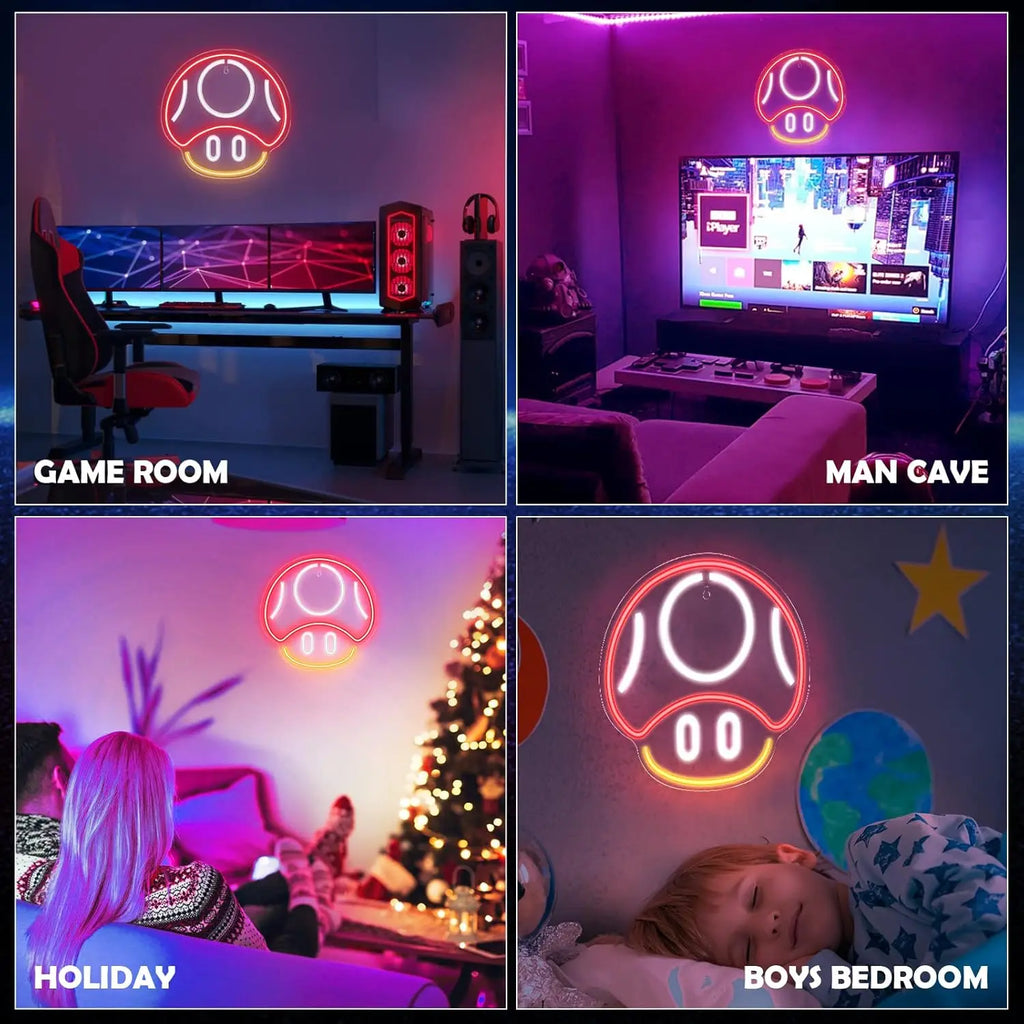 Gaming Neon Signs LED Neon Light Sign Light Up Neon Signs Wall Decor for Game Room Man Cave Bar Decor Store Club Bistro
