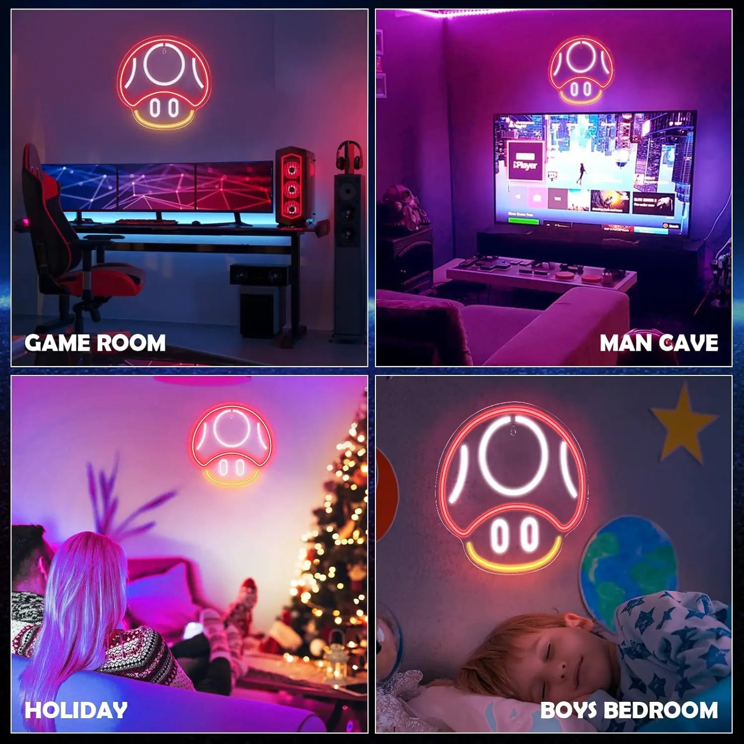Gaming Neon Signs LED Neon Light Sign Light Up Neon Signs Wall Decor for Game Room Man Cave Bar Decor Store Club Bistro