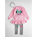 2025 Spring Autumn New Girls Clothing Set Teen Girls Solid Color Denim Jacket+Wide Leg Pants 2Pcs  For 4-12Y Kids Fashion Outfit