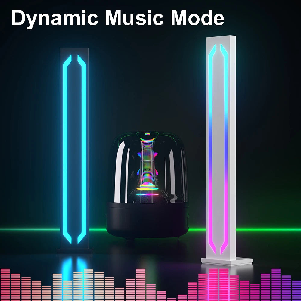 Smart Slim RGB Mood Light, Desktop Gaming Light, 16 Million Colors, 286 Scenes and 3 Synced Music Modes for Living Room