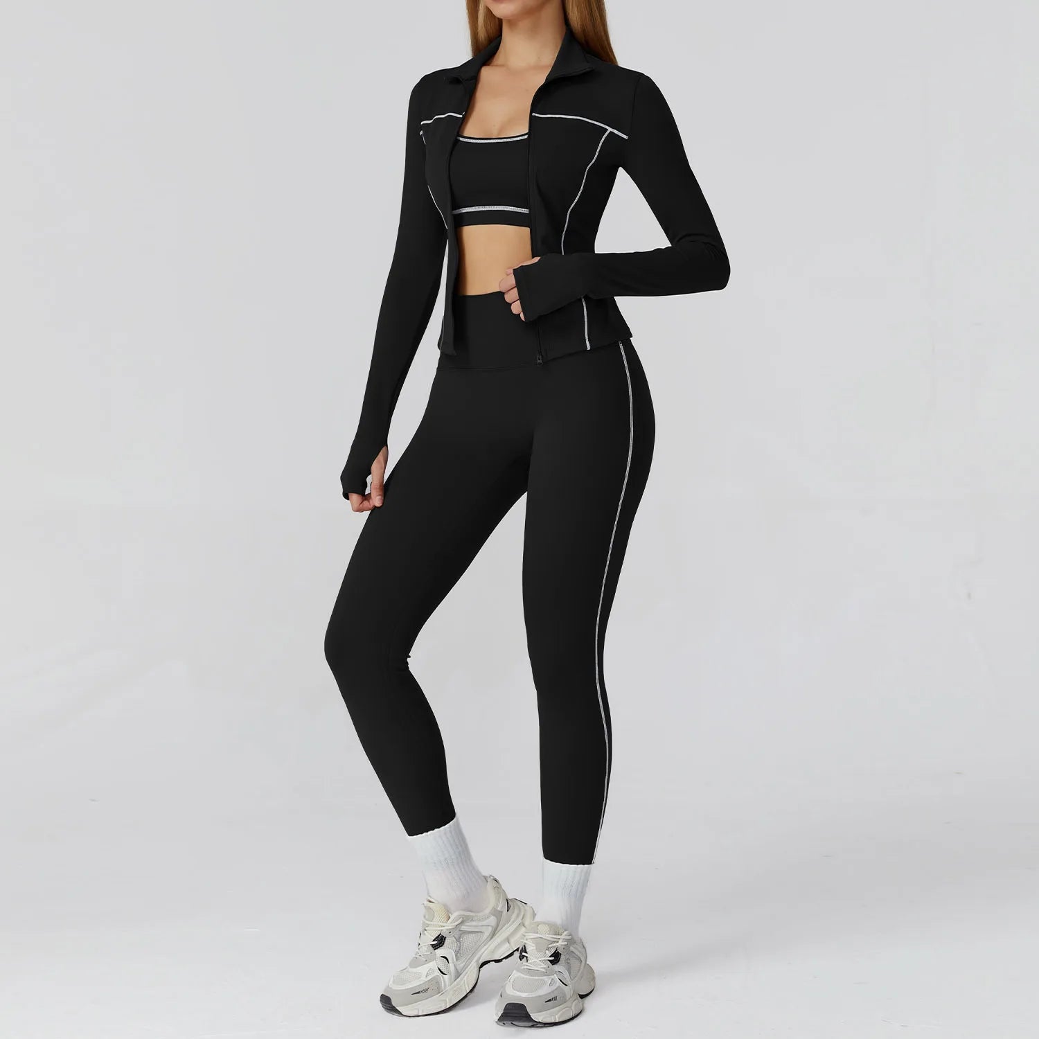2/3 Piece Gym Fitness Suit Yoga Set Gym Sportswear Women Yoga Suits Sandal Fitness Set Sandals Sports Bra Gym Mesh Yoga Top