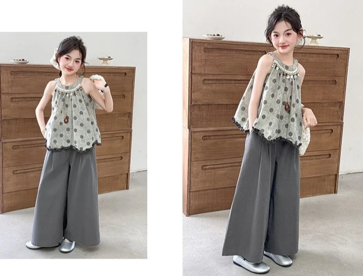 Clothes Girl 10 to 12 Years Old Kids Set Teens Children's Suit for Girls Cute Teenagers Outfits Junior Top Bottom Little Outdoor
