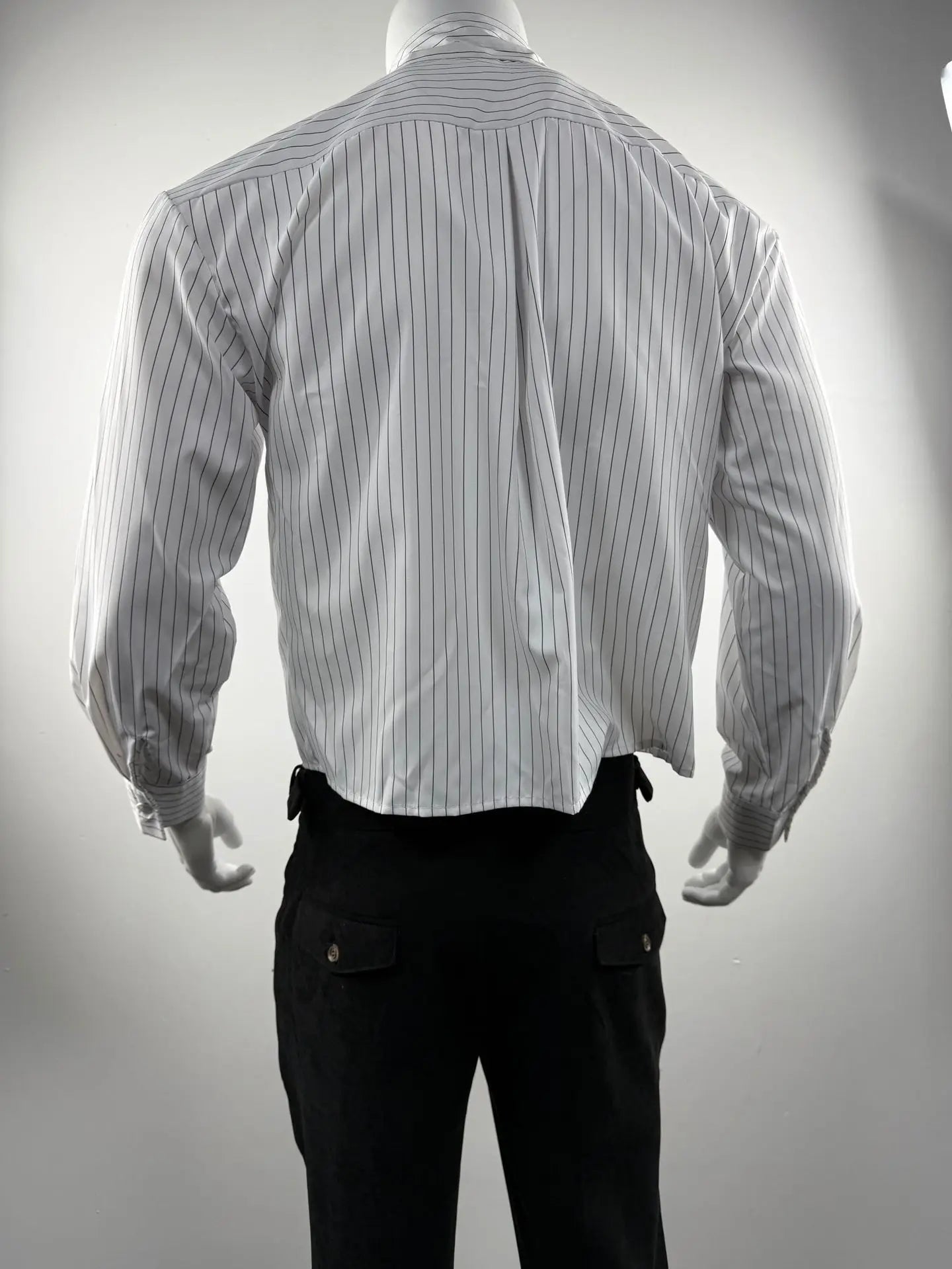 New British Retro Men Striped Shirts Trendy Loose Lapel Long Sleeve Cardigan Tops Autumn Leisure High Quality Basic Blouse S-2XL