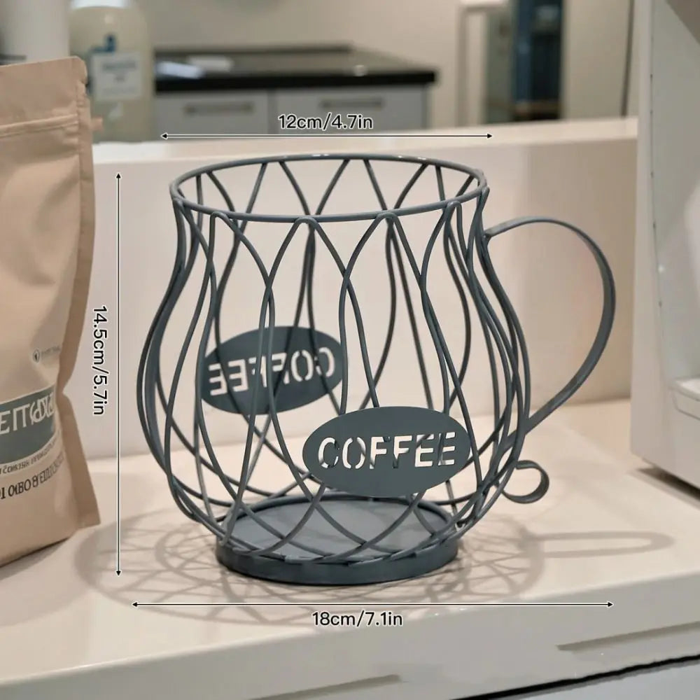 High Quality Large Capacity Coffee Pod Holder Coffee Pod Storage Cup Coffee Capsule Holder Home Decoration Irregular Shape
