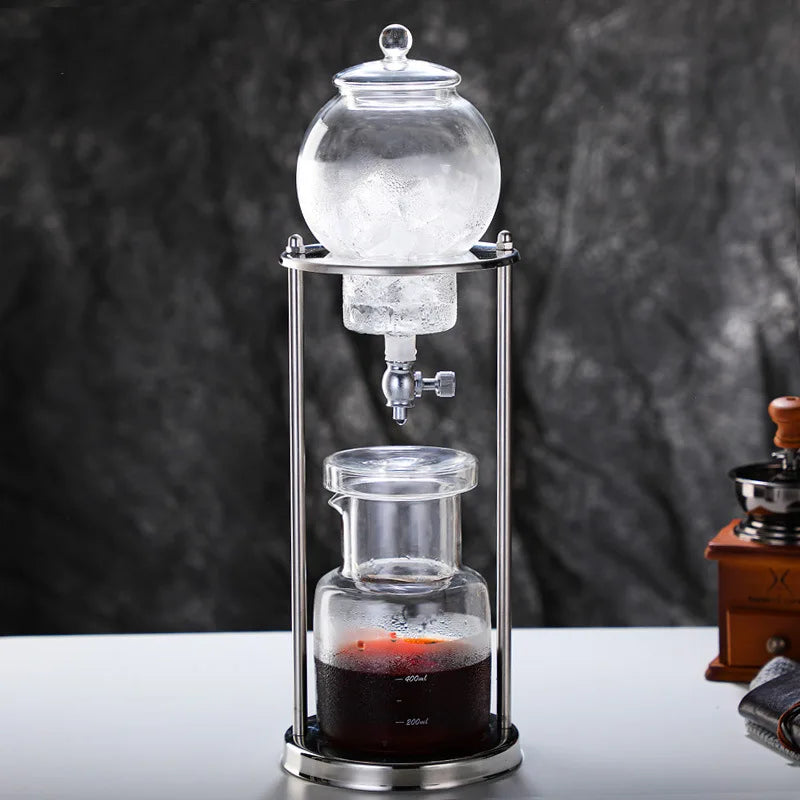 600ml Classic Cold Brew Coffee Ice Coffee Maker Espresso Coffee Drip Pot Specialized Barista Accessories