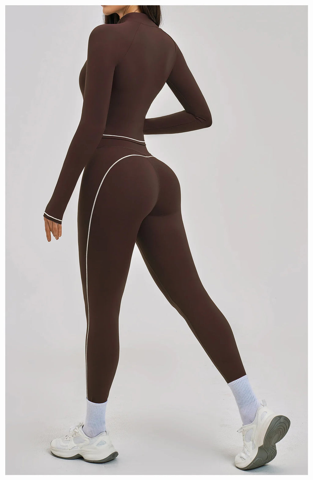 3PCS Yoga Suit Women Tracksuit Sports Outfits Gym Set Running Workout Clothes Long Sleeve Sports Bra Athletic Wear Yoga Clothing