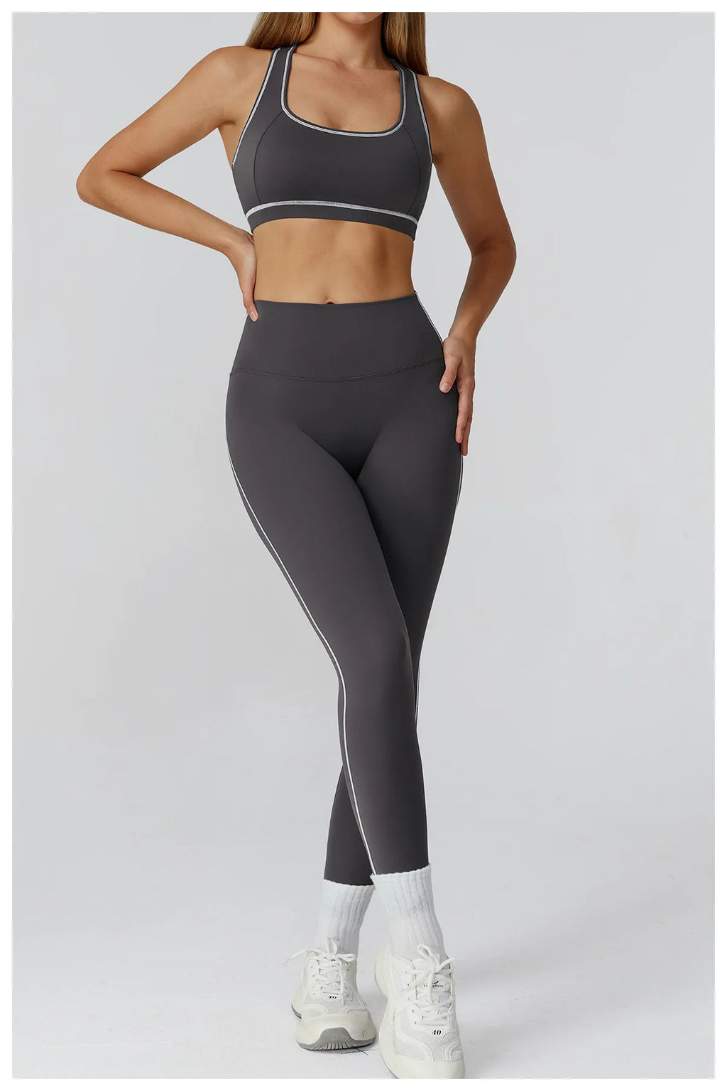 2/3 Piece Gym Fitness Suit Yoga Set Gym Sportswear Women Yoga Suits Sandal Fitness Set Sandals Sports Bra Gym Mesh Yoga Top