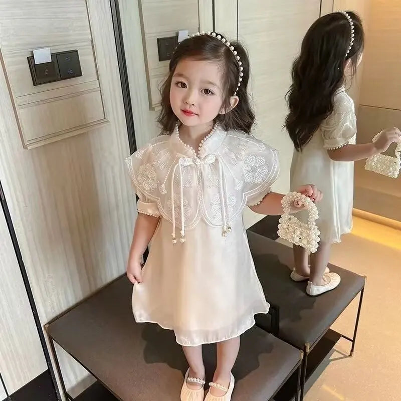Girls Princess Dress New Fashion Party Costumes Kids Casual Outfits Baby Lovely Suits 2024 Dress