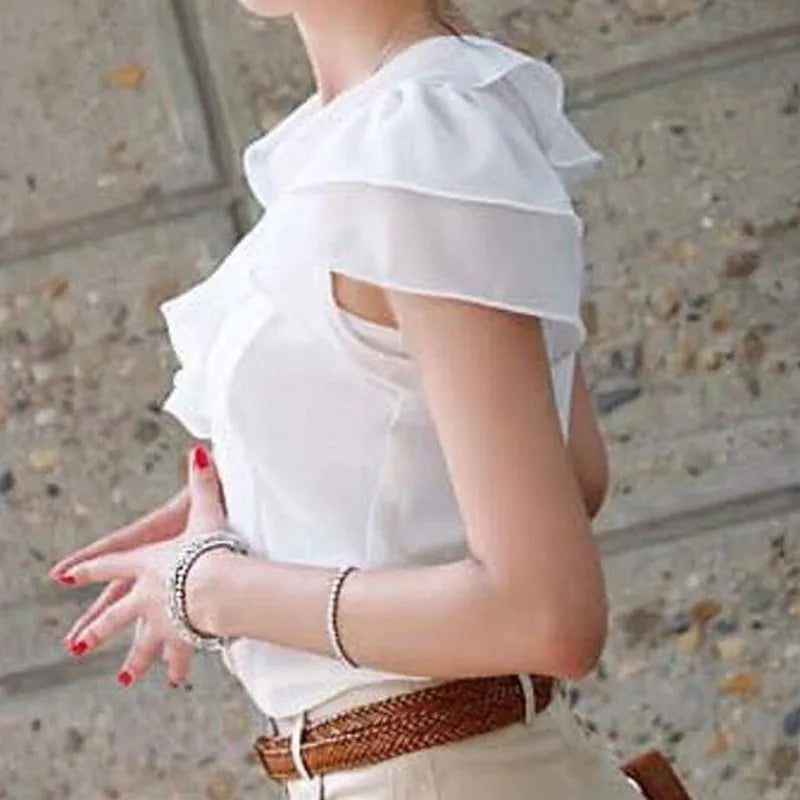 Korean Fashion Women Shirts White Shirt Women Long Sleeve Shirts Tops Office Lady Basic Shirt Blouses Woman Blouse