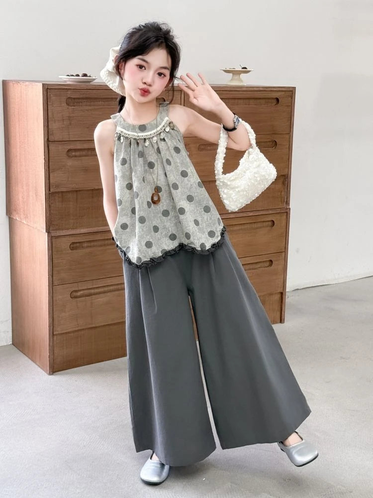 Clothes Girl 10 to 12 Years Old Kids Set Teens Children's Suit for Girls Cute Teenagers Outfits Junior Top Bottom Little Outdoor
