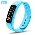 Sports smart bracelet with vibration alarm clock, running pedometer bracelet for male and female students