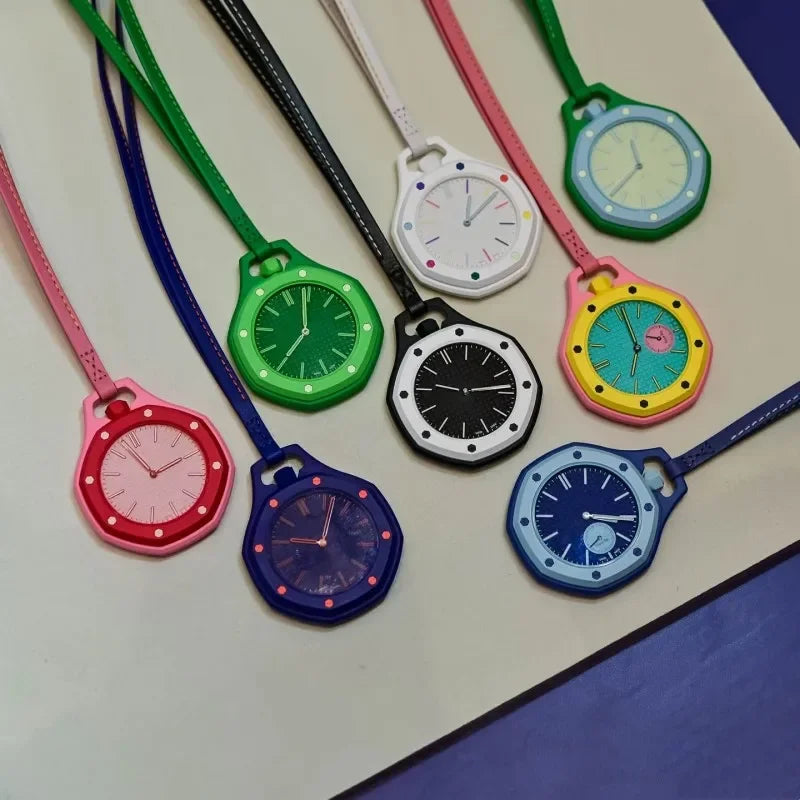 2026 Hot NEW CILOA Octagonal Pocket Watch Necklace Multiple Color Options for women
