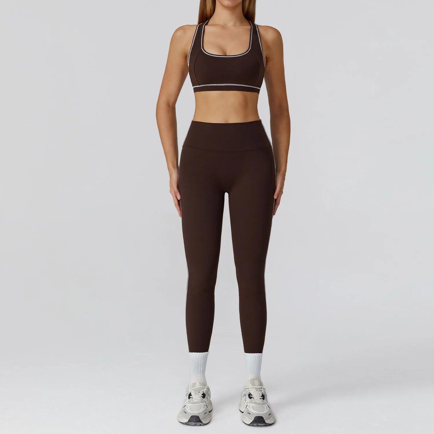 2/3 Piece Gym Fitness Suit Yoga Set Gym Sportswear Women Yoga Suits Sandal Fitness Set Sandals Sports Bra Gym Mesh Yoga Top