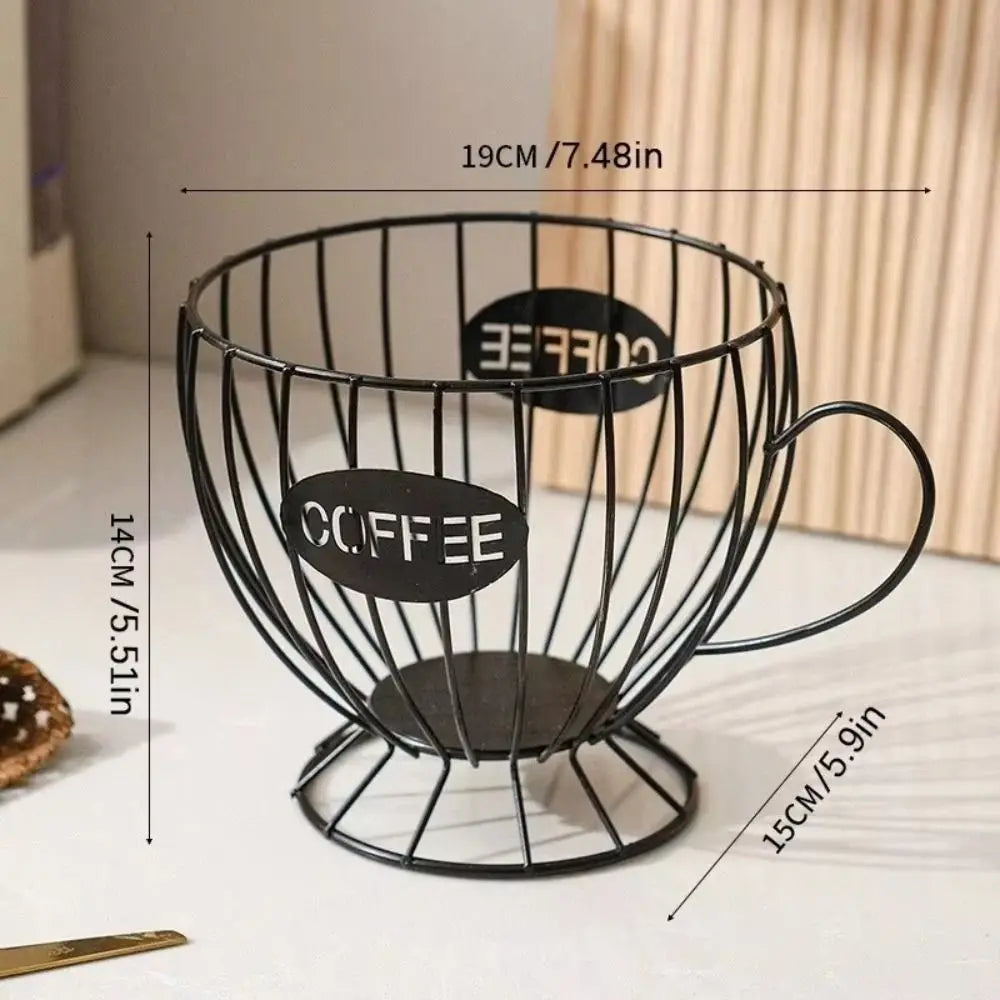High Quality Large Capacity Coffee Pod Holder Coffee Pod Storage Cup Coffee Capsule Holder Home Decoration Irregular Shape