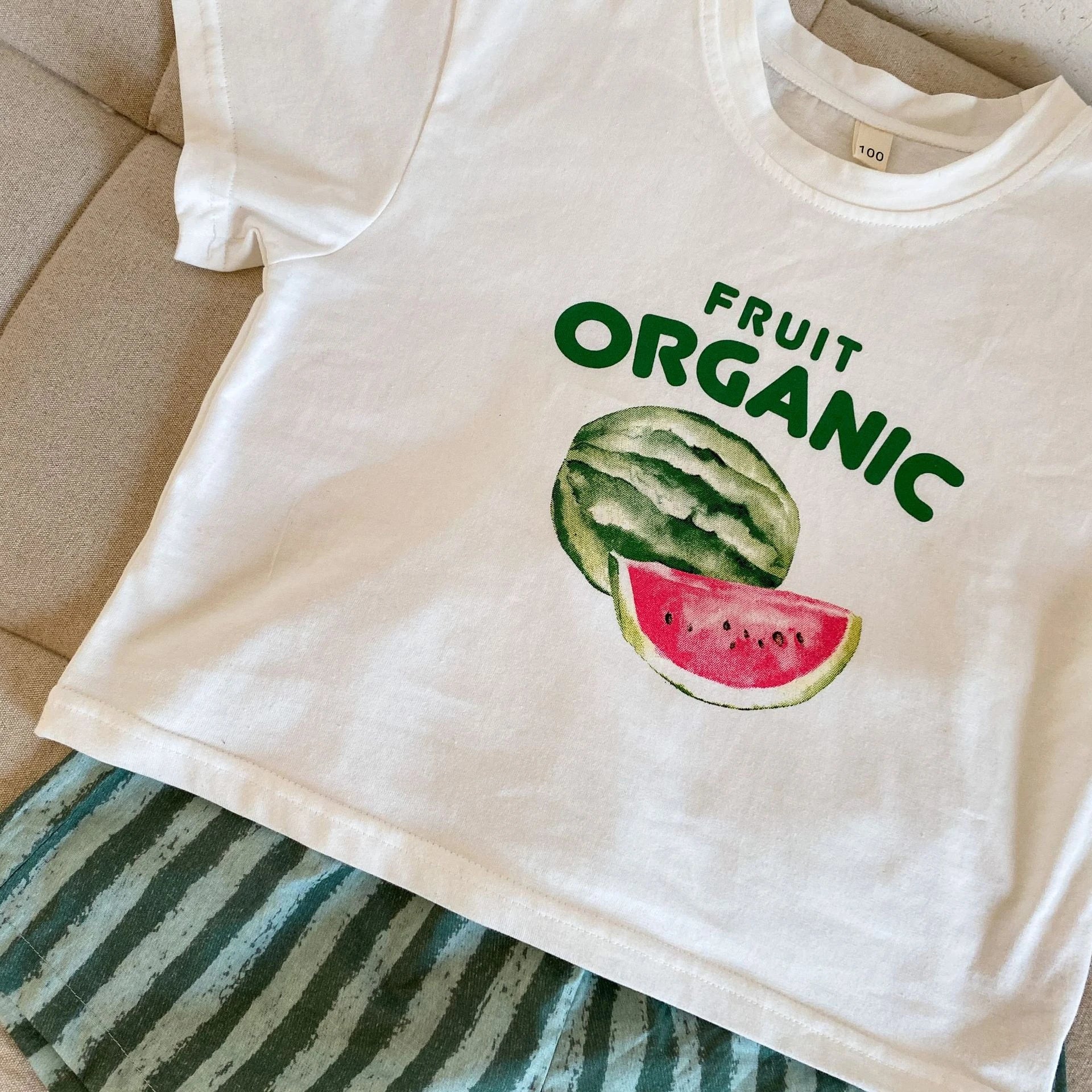 Children Clothes 2025 Summer New Cotton Stripe Baby Girl Suspender Dress Or Boy's Suit Brother And Sister Clothes