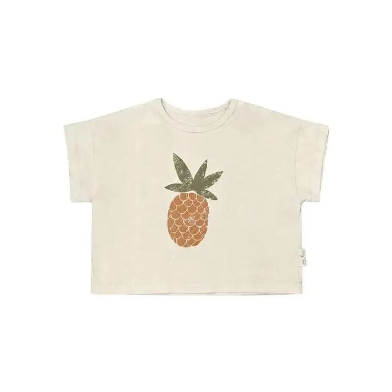 Child Tees Versatile Casual Sports T Pullover Shirt Toddler Brand New Cute Print Solid Tops 2023 Summer Costume For Girls Boys