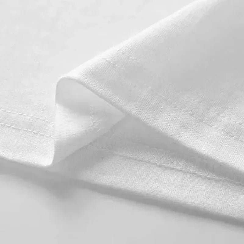 Y2K Italian Tide Tshirts Summer New Unisex Oversized Letter Print Cotton Tees Luxury Streetwear Couple Matching Breathable Tops
