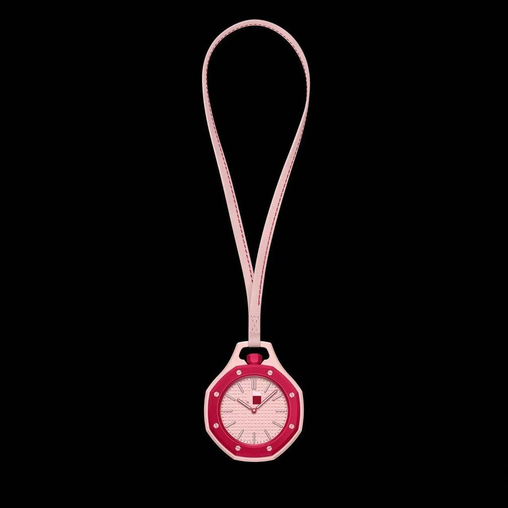2026 New AP Collaboration Pocket Watch Fashion Quartz Wristwatch Waterproof Leather Strap Pendant Hanging Watch
