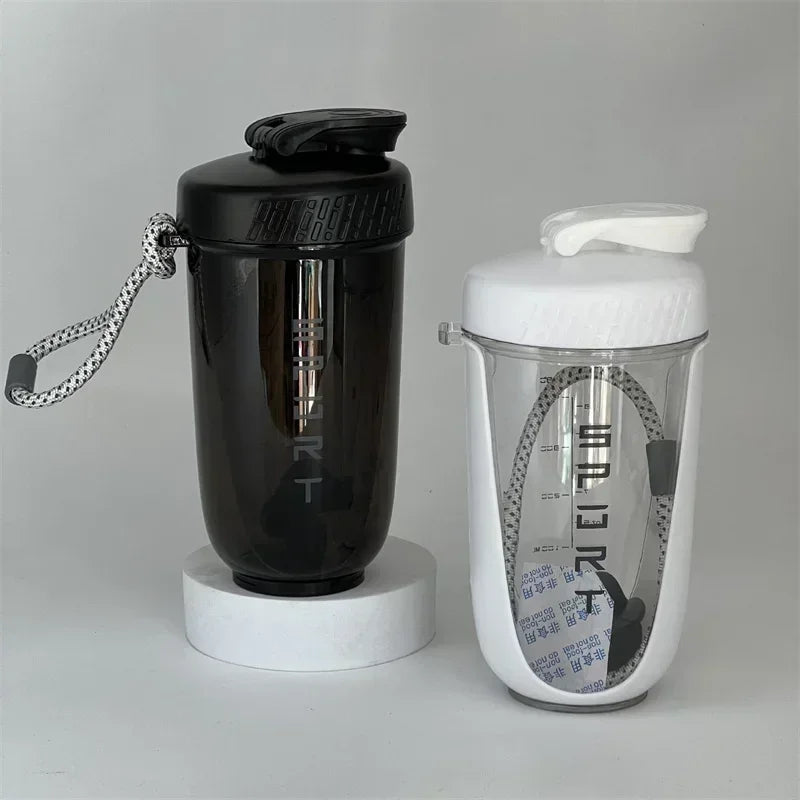 590ML Blender Shaker Bottle with Plastic Whisk Ball BPA Free Plastic Protein Shakes Leakproof for Powder Workout Gym Sport New