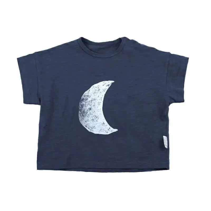 Child Tees Versatile Casual Sports T Pullover Shirt Toddler Brand New Cute Print Solid Tops 2023 Summer Costume For Girls Boys
