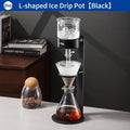 BINCOO L-Shaped Cold Brew Coffee Dripper Cold Brew Drip Coffee Maker Ice Brew Drip-Style Low-Temperature Slow-Brewed Coffee