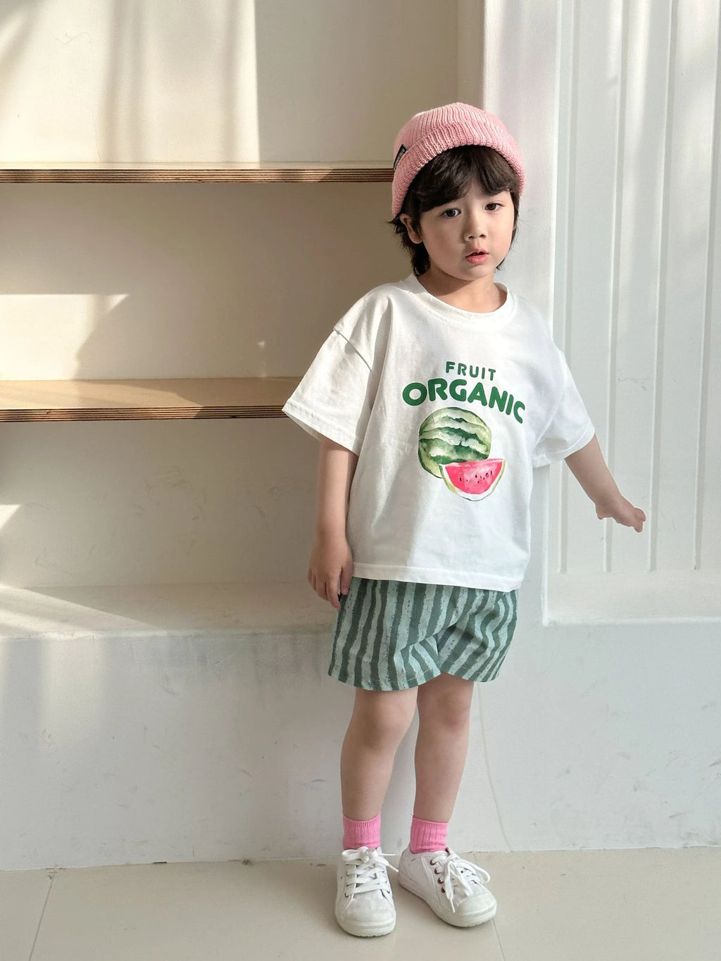 Children Clothes 2025 Summer New Cotton Stripe Baby Girl Suspender Dress Or Boy's Suit Brother And Sister Clothes