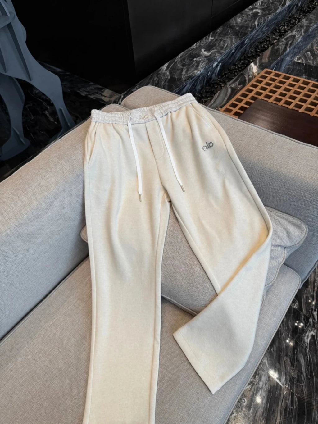 Faionable Casual Straight Leg Pants Men's Versatile Design Heavyweight Sport Sweatpants Autumn New Arrival Polyester Fiber