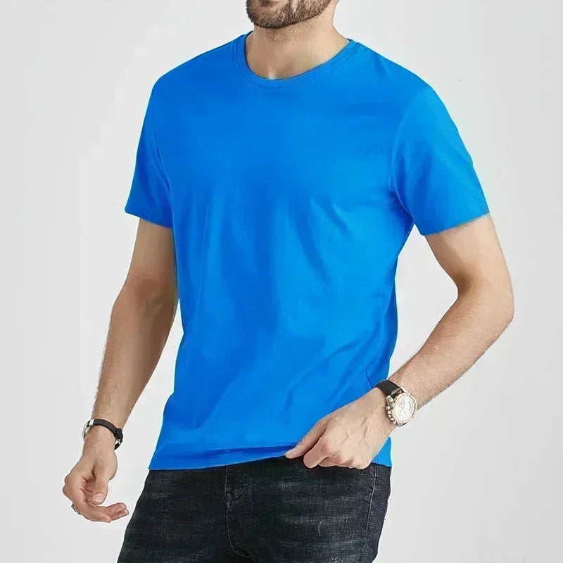 2026 Spring Summer Cotton Short-sleeved T-shirt Unisex Printing Casual Round Neck  shirts one piece pro choice