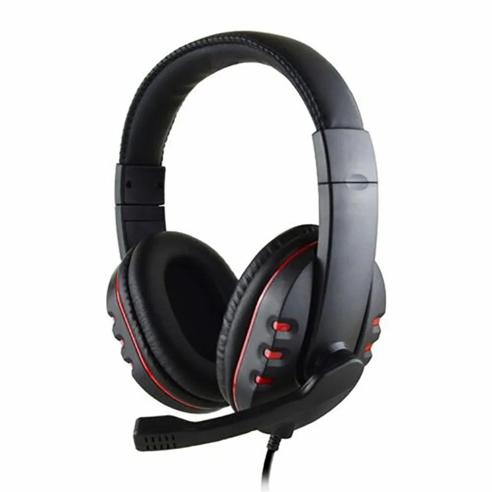 3.5mm Wired Gaming Headphones Music Earphones For PS4 Play Station 4 Game PC Chat Computer Headset With Microphone Dropshipping