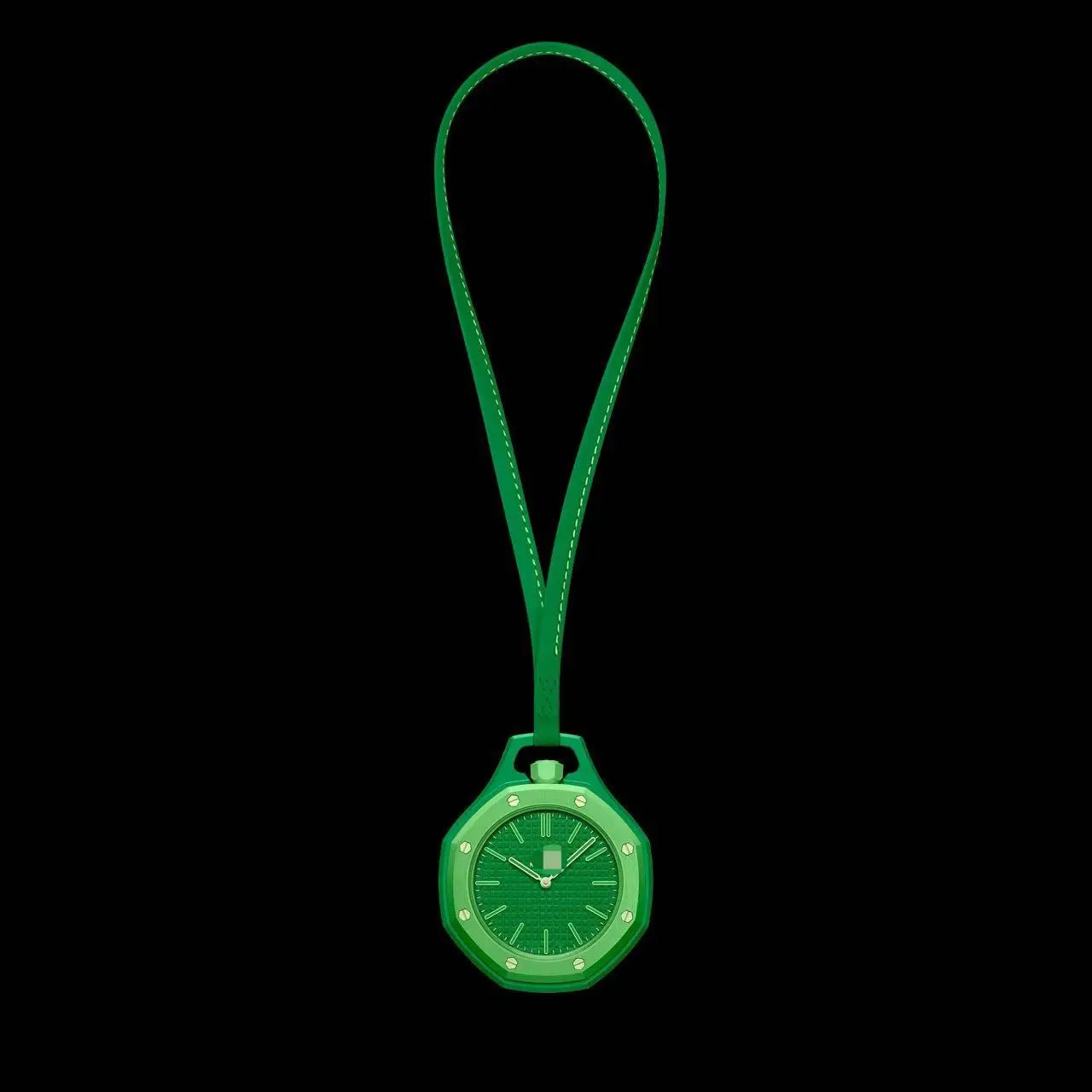 2026 New AP Collaboration Pocket Watch Fashion Quartz Wristwatch Waterproof Leather Strap Pendant Hanging Watch
