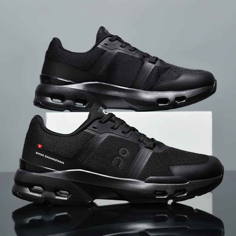New Men's Lightweight Running Shoes with Breathable Mesh Soft Sole and Shock Absorption, Training and Jogging Shoes