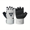 1 Pair Heavy-Duty Weight Lifting Gloves - Non-Slip Grip, Adjustable Buckle Closure, Ergonomic Design for Gym, Bodybuilding,