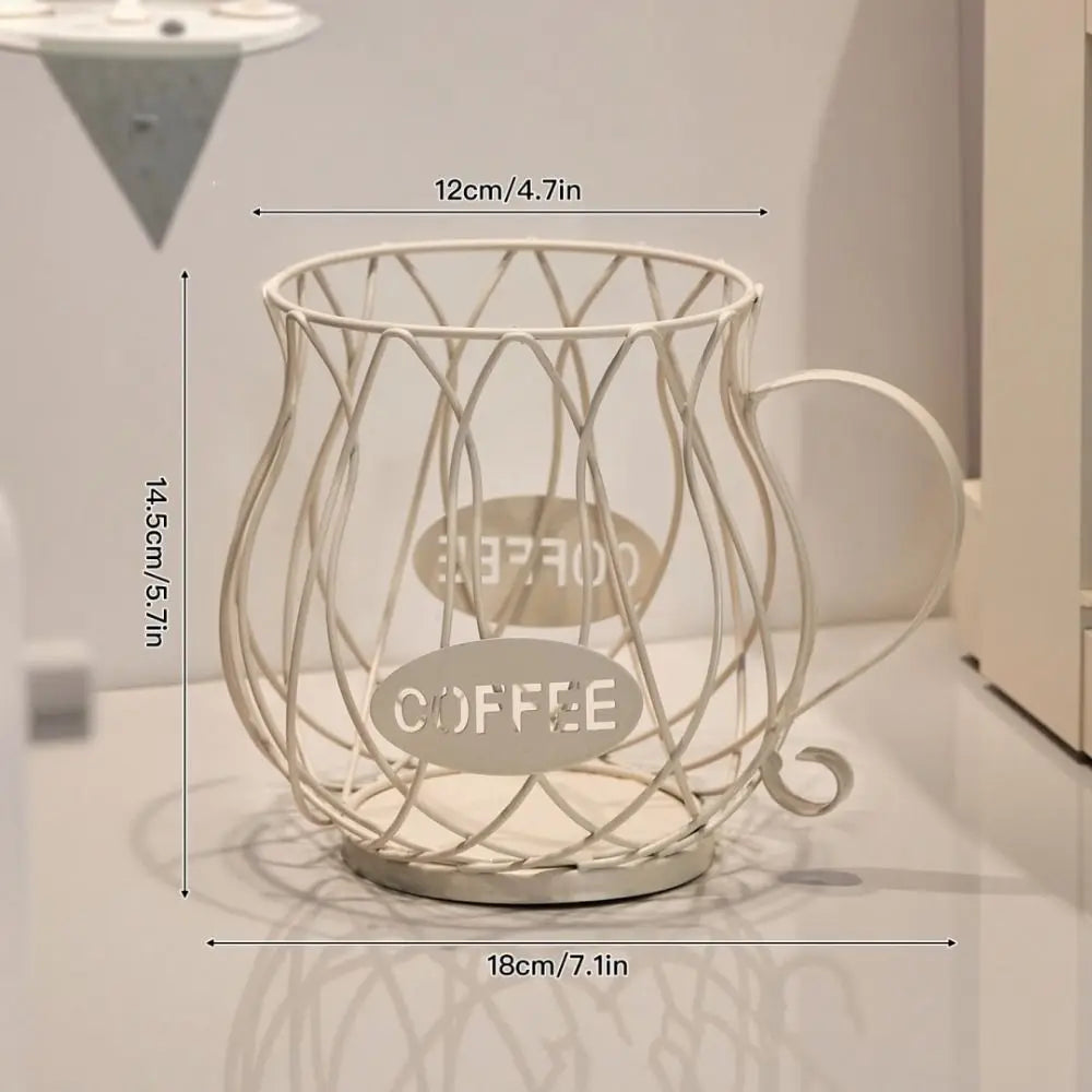 Large Capacity Coffee Pod Holder Irregular Shape Coffee Pod Coffee Capsule Holder Storage Cup Home Decoration