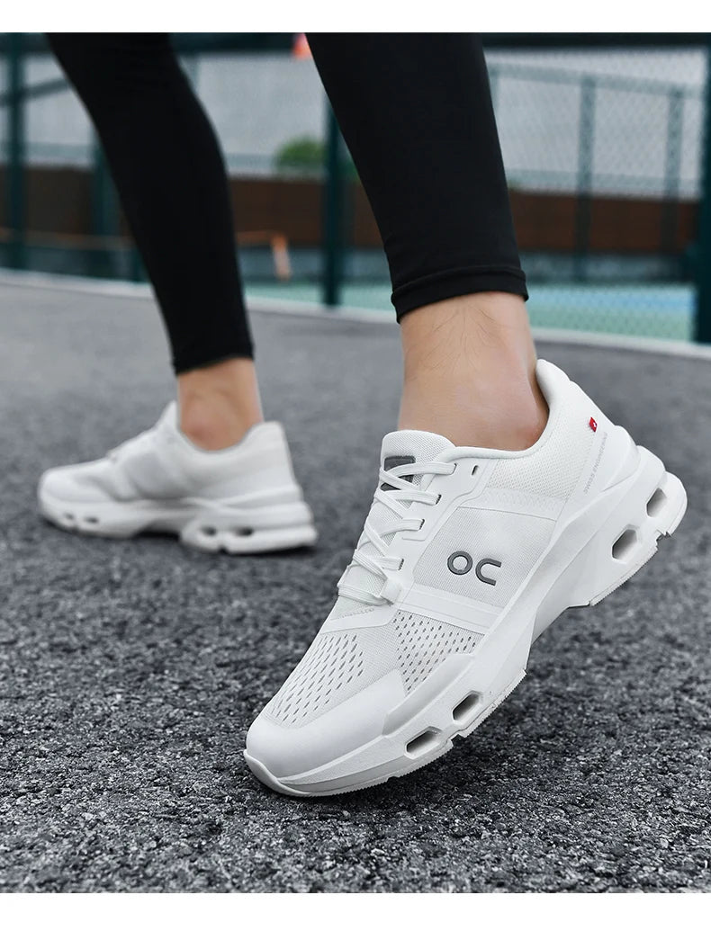 New Men's Lightweight Running Shoes with Breathable Mesh Soft Sole and Shock Absorption, Training and Jogging Shoes