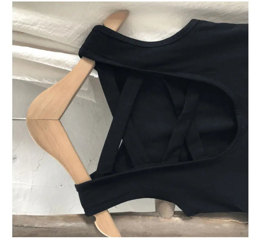2024 Summer Girls Elegant Goth Dresss Black Sleeveless Tutu Dress Backless Off Shoulder Party Kid Dresses 2 3 4 5 6 8 Years Old