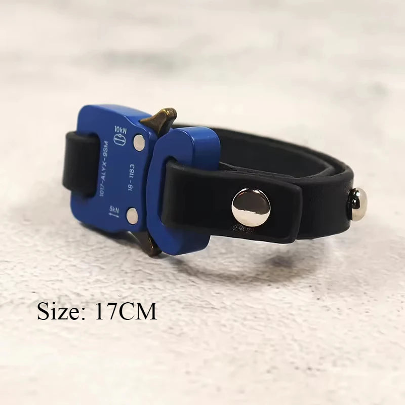 Unisex Street Fashion Trend 1017 ALYX 9SM Functional Bracelet Gift Box Packaging Open Buckle Men Women ALYX Accessories