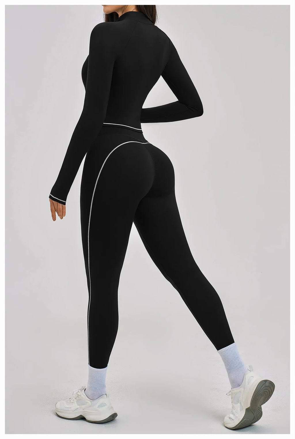 3PCS Yoga Suit Women Tracksuit Sports Outfits Gym Set Running Workout Clothes Long Sleeve Sports Bra Athletic Wear Yoga Clothing