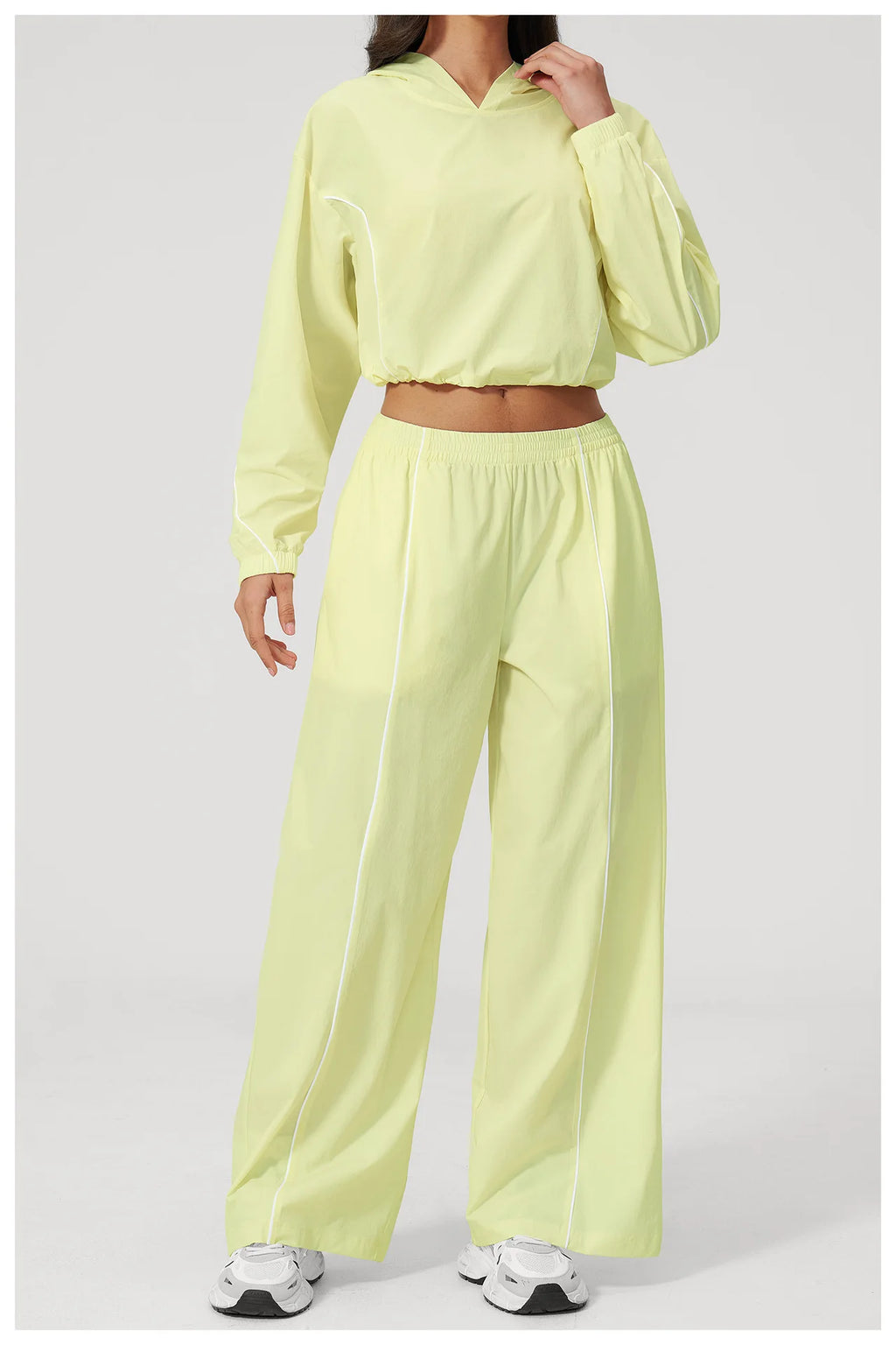 Yoga Set For Women Tracksuit Summer Sun Protection Set Yoga Long Sleeved Running Set Outdoor Sportswear For Women Athletic Wear