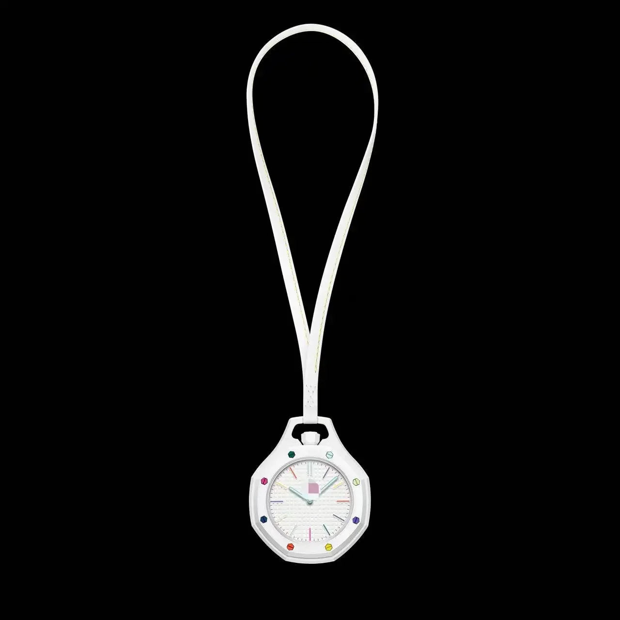 2026 New AP Collaboration Pocket Watch Fashion Quartz Wristwatch Waterproof Leather Strap Pendant Hanging Watch