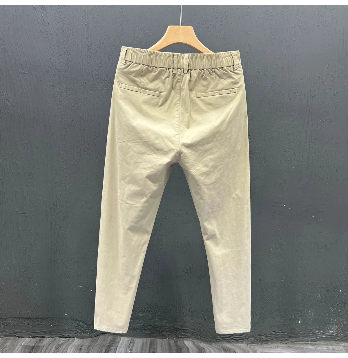 Men's Summer Thin Pants 2025 New Straight Simple and Versatile White Casual Man Clothing Trendy Slim-fitting Cotton Cargo Pants