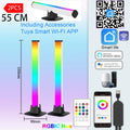 Music Light Bar RGBIC Pickup Rhythm Lights Desktop Strip Light APP Control USB Atmosphere Lamp For Gaming Bedroom TV Backlight