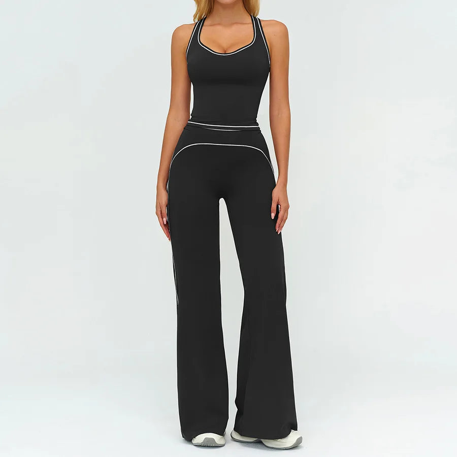 Yoga Set 2PCS Gym Clothes Sportswear Workout Outfits Women Long Sleeve Top Tracksuits Fitness Sports Bra Running Shorts Leggings