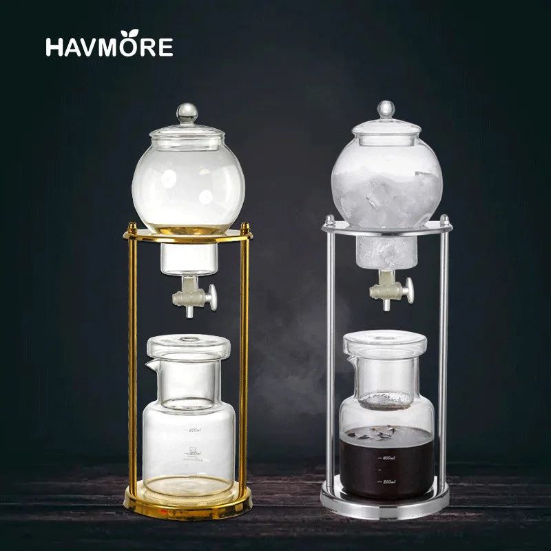 600ml Classic Cold Brew Coffee Ice Coffee Maker Espresso Coffee Drip Pot Specialized Barista Accessories
