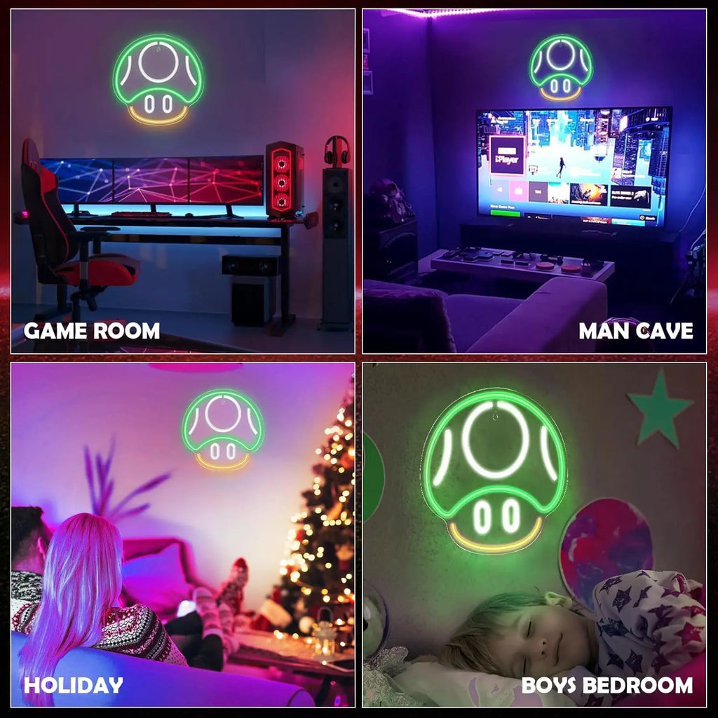 Gaming Neon Signs LED Neon Light Sign Light Up Neon Signs Wall Decor for Game Room Man Cave Bar Decor Store Club Bistro